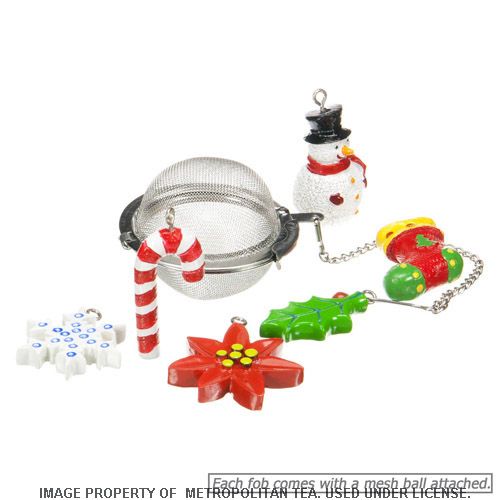 Christmas Mesh Tea Balls : Six Designs